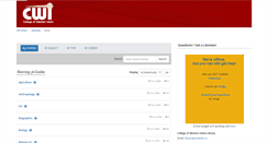 Desktop Screenshot of library.cwidaho.cc
